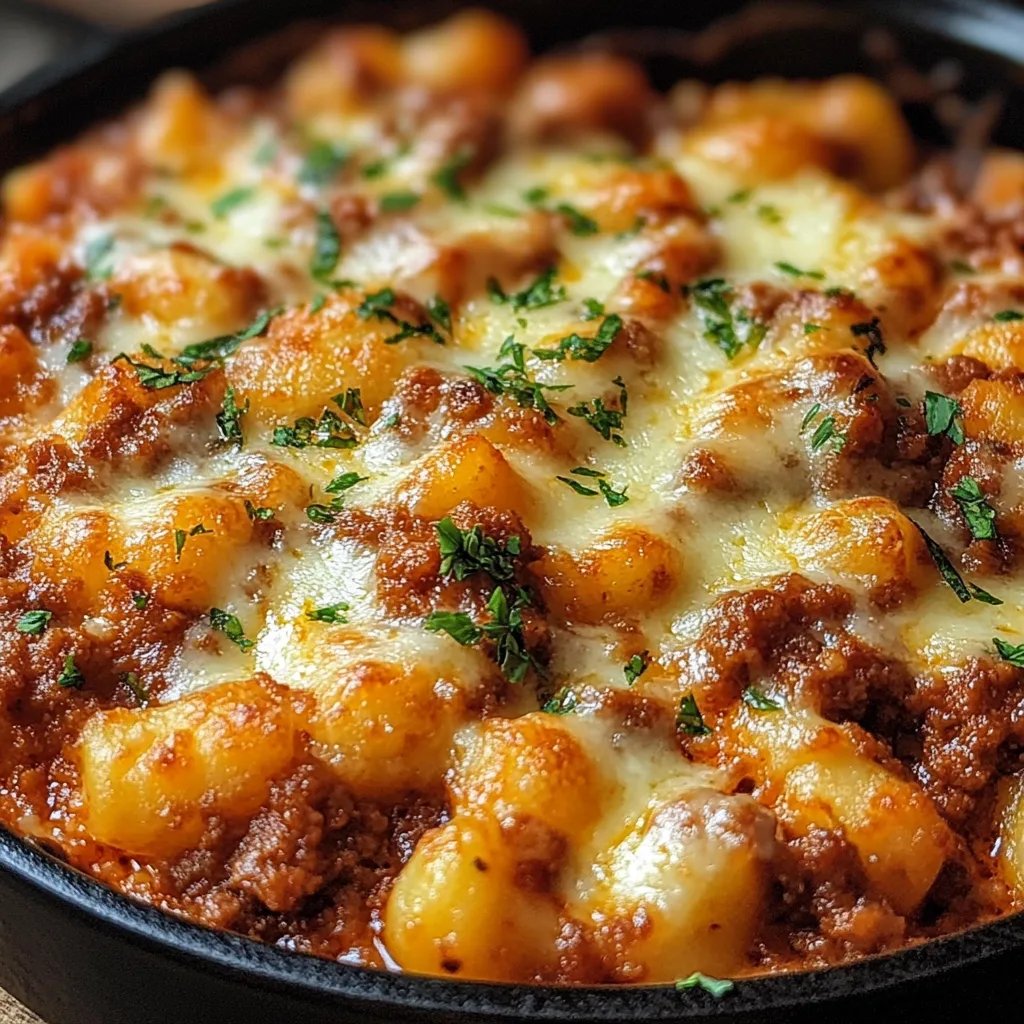 Cheesy Bolognese Gnocchi Bake: Ein Unglaubliches Ultimatives Rezept mit 7 Schritten