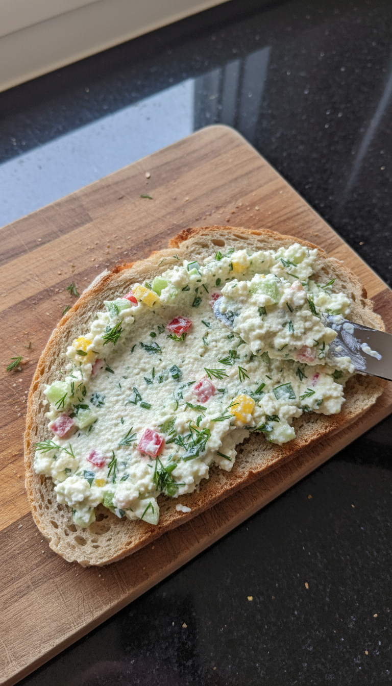 Gemüse Hüttenkäse Aufstrich​