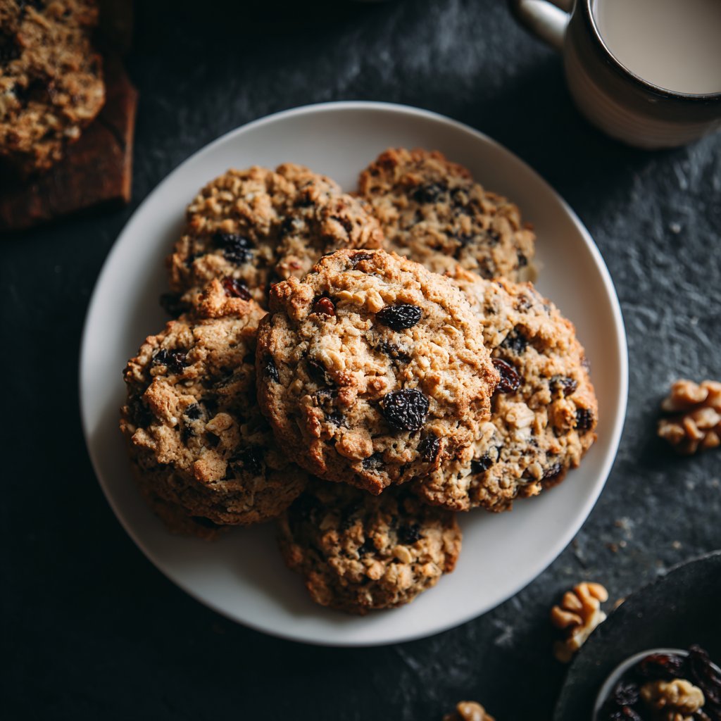 Haferflocken-Raisin-Frühlingskekse