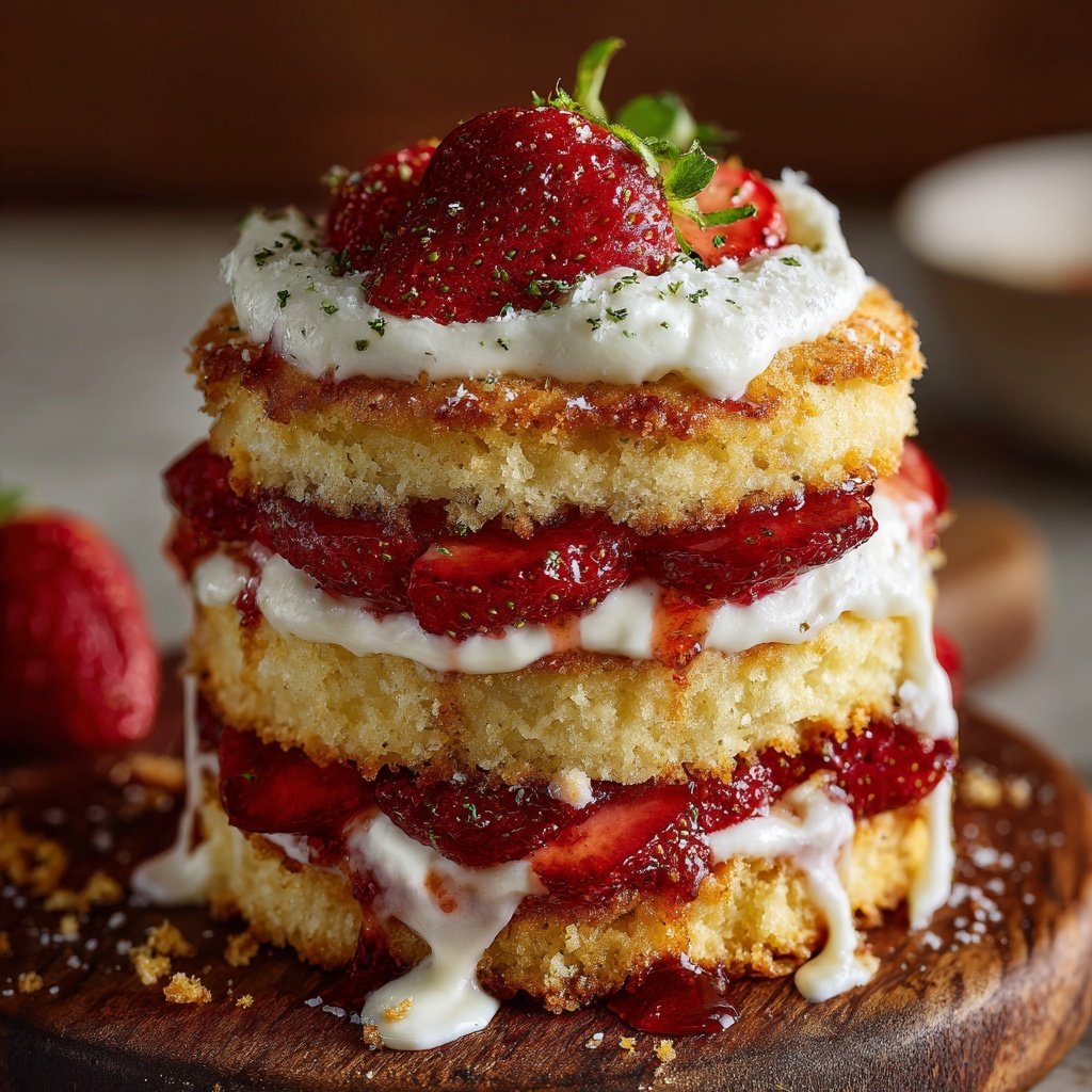 Klassischer Erdbeerkuchen Genuss