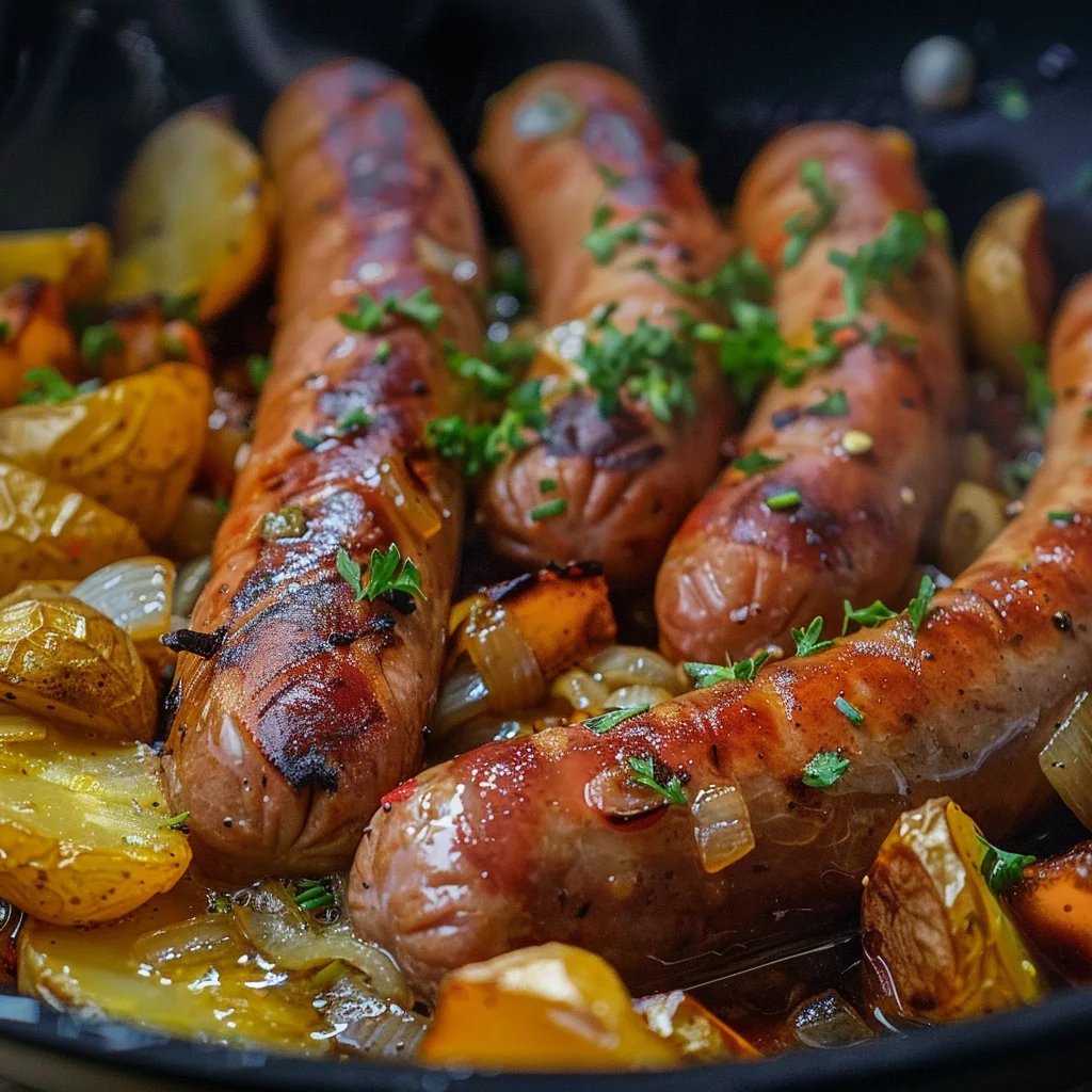 Würziger Kartoffel-Wurst-Eintopf