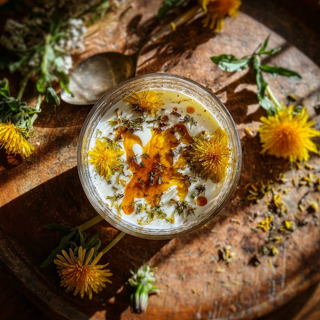 Ökologischer Löwenzahntee-Leckerbissen