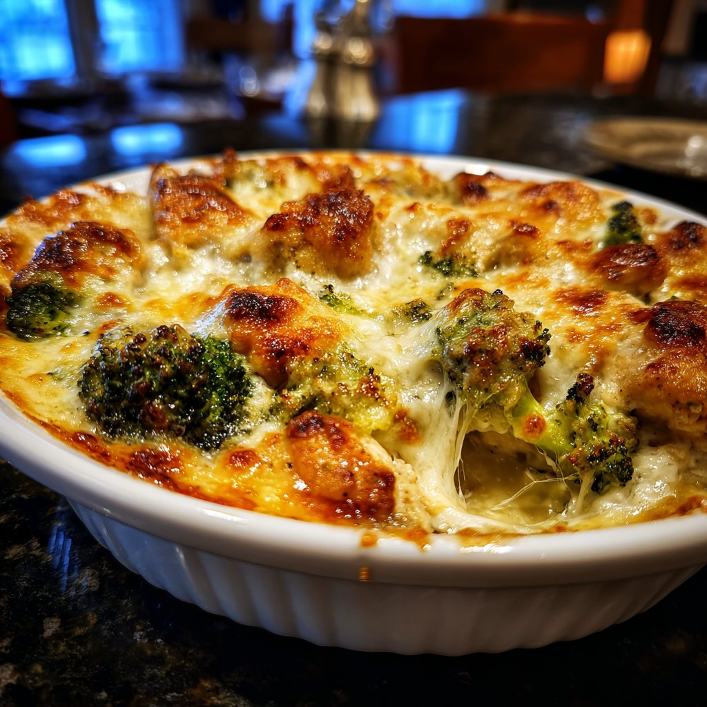 One-Pan Cheesy Chicken and Broccoli
