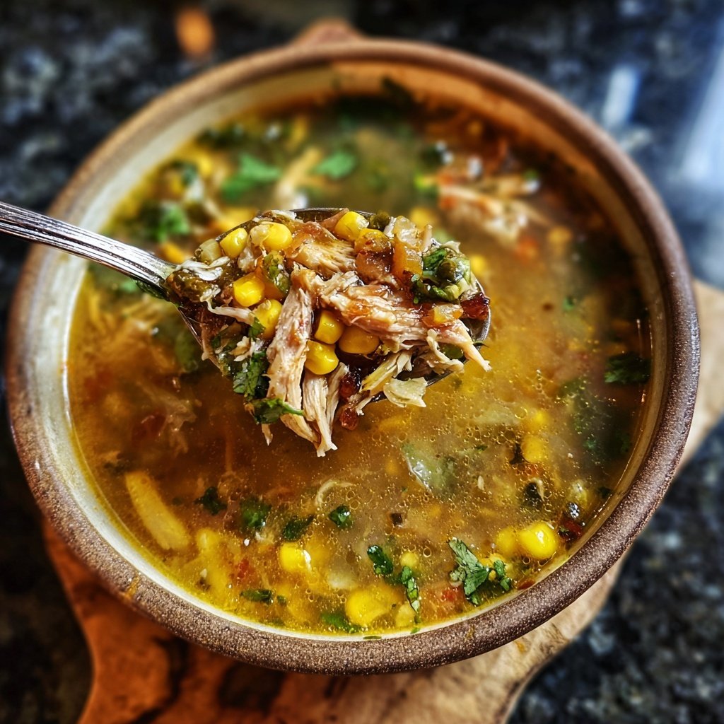 Soul Food Hühnchen Tortilla Suppe