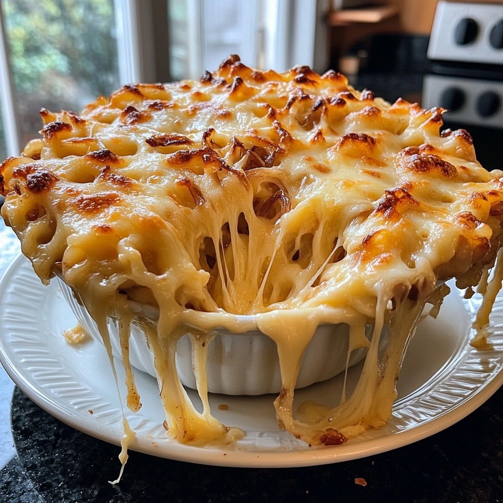 Käse Spätzle mit Röstzwiebeln