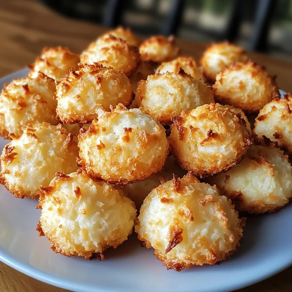 Blitzschnelle Low Carb Kokosmakronen