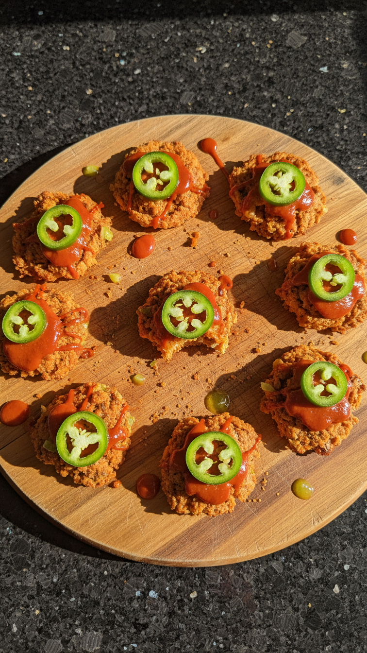 Sriracha Limetten Jalapeño Häppchen