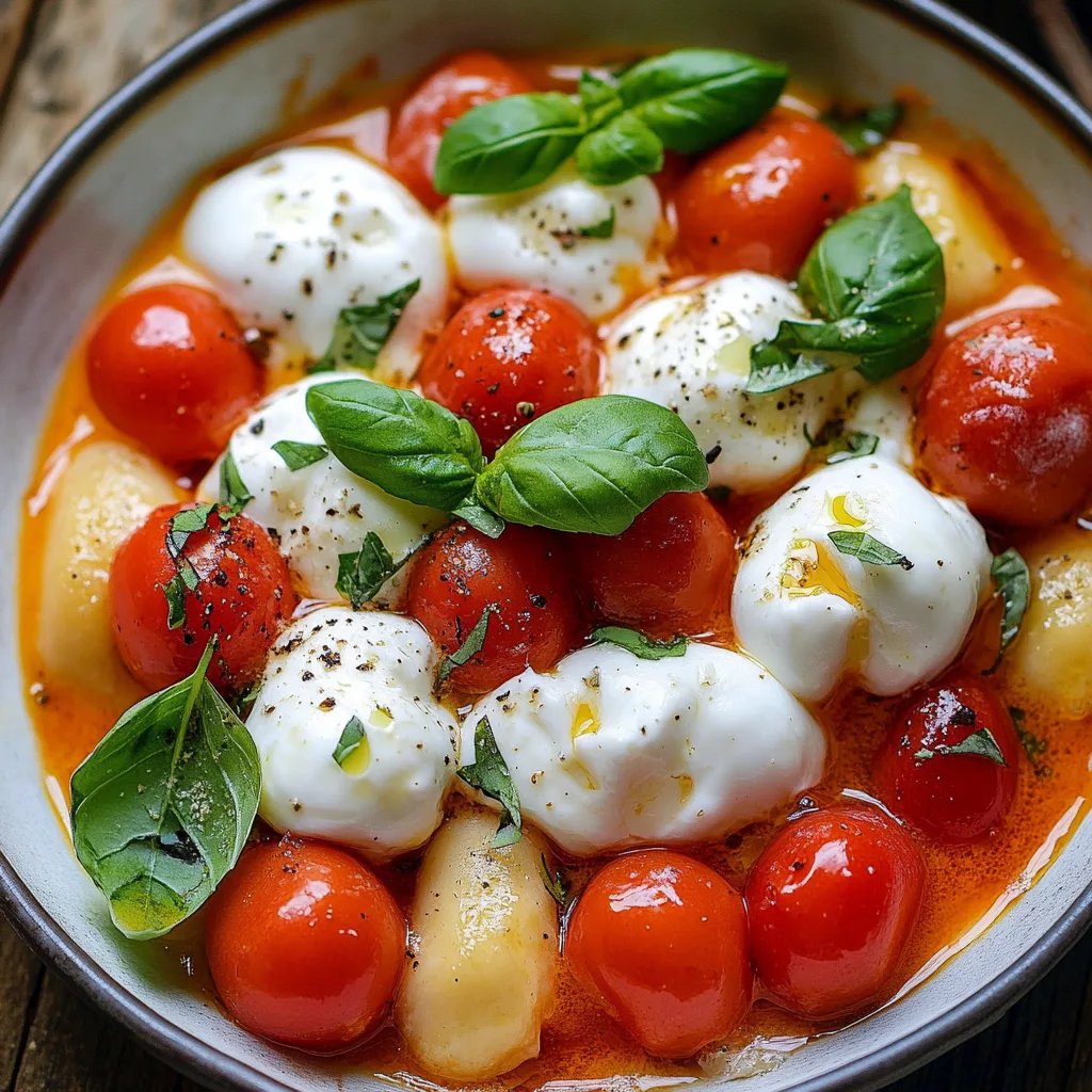 Cremige Tomatengnocchi mit Burrata: Ein Unglaubliches Ultimatives Rezept