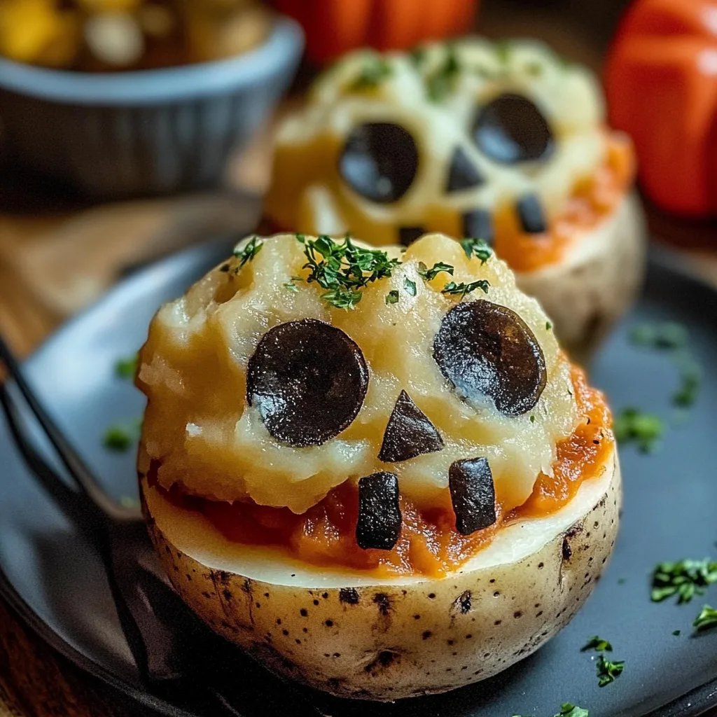 Spooky Skull Kartoffeln: Ein Unglaubliches Ultimatives Rezept für Halloween