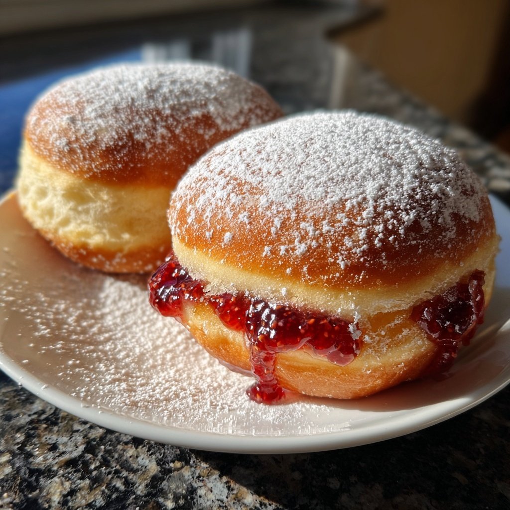 Perfekte Berliner Backen