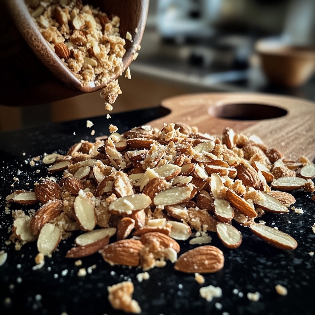 GEBRANNTE MANDELN MIT WENIG ZUCKER