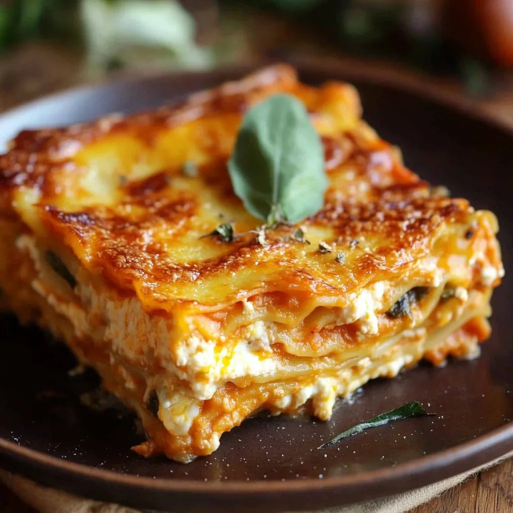 Vegetarische Kürbis-Lasagne: Ein Unglaubliches Ultimatives Rezept für 6 Personen