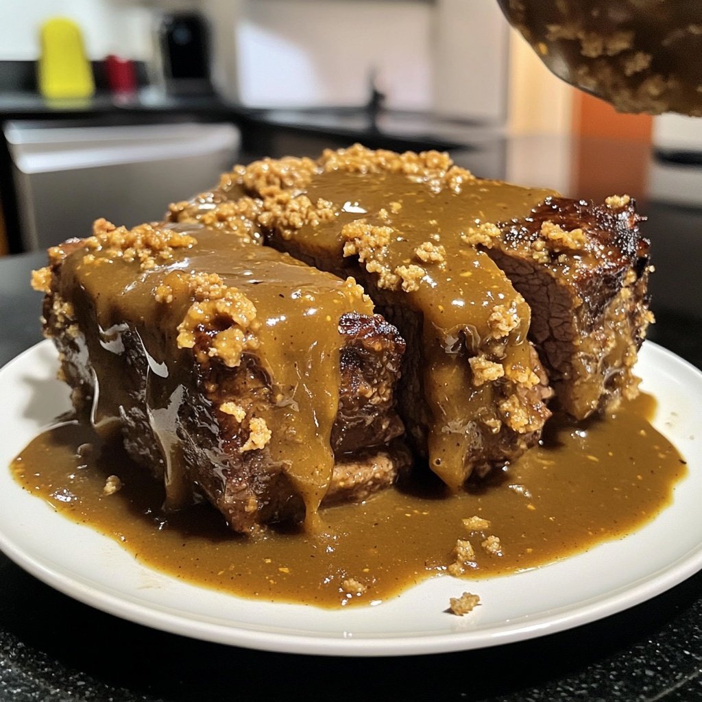 Deftiger Hausmannskost-Rinderbraten mit Rotkohl