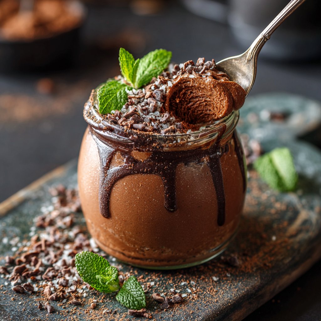 Schokoladen-Avocado-Mousse