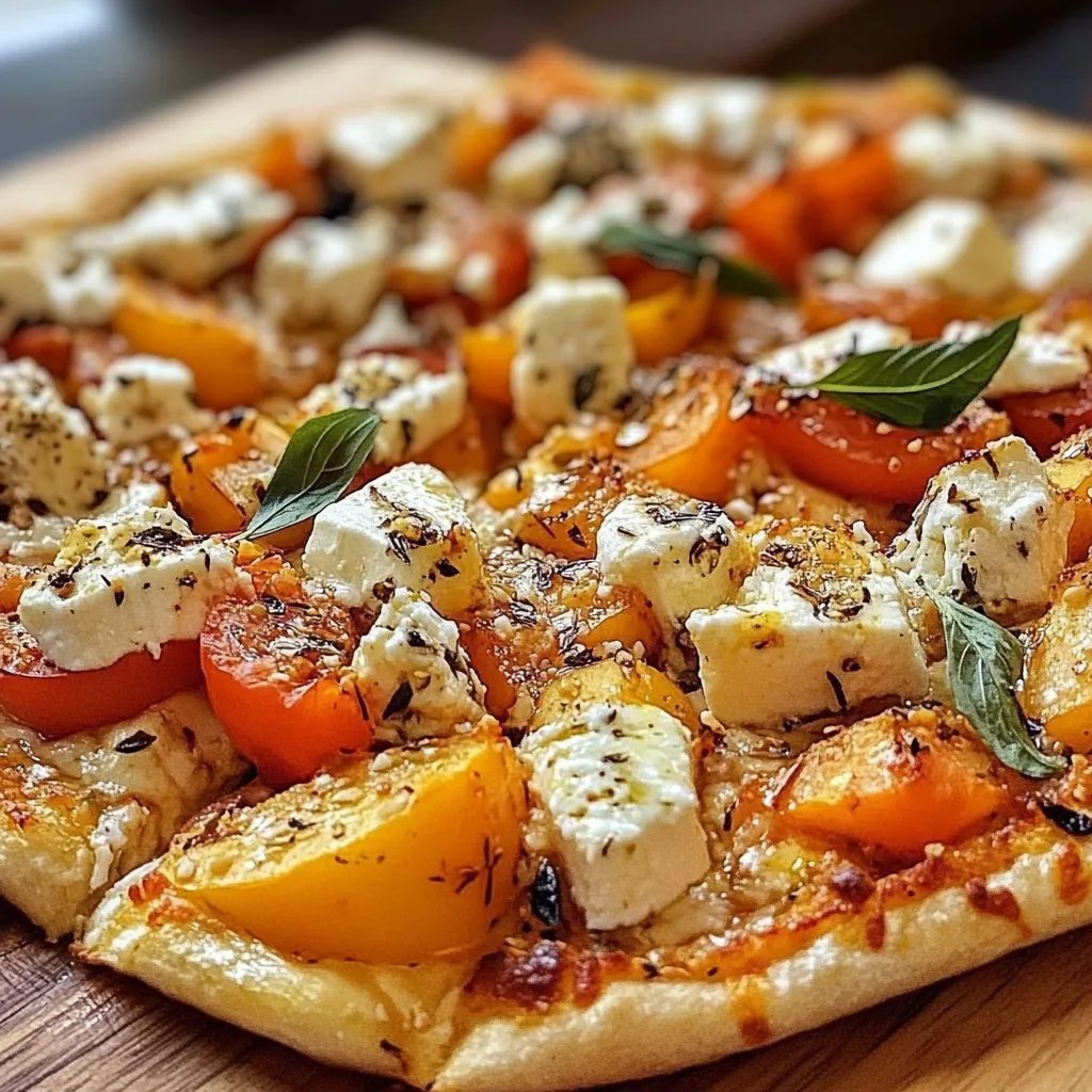 Gebackener Hokkaido mit Honig und Feta