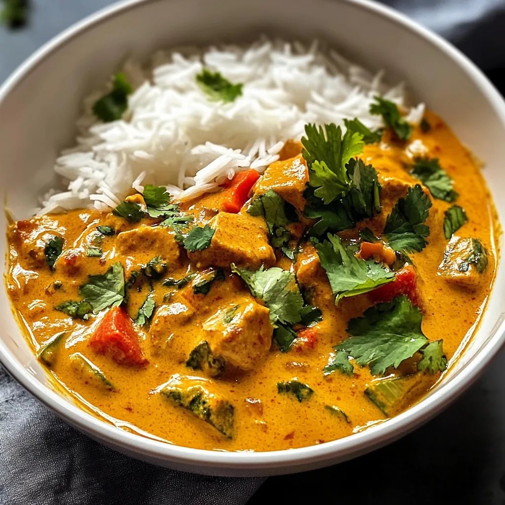 Kürbis-Curry mit Kokosmilch