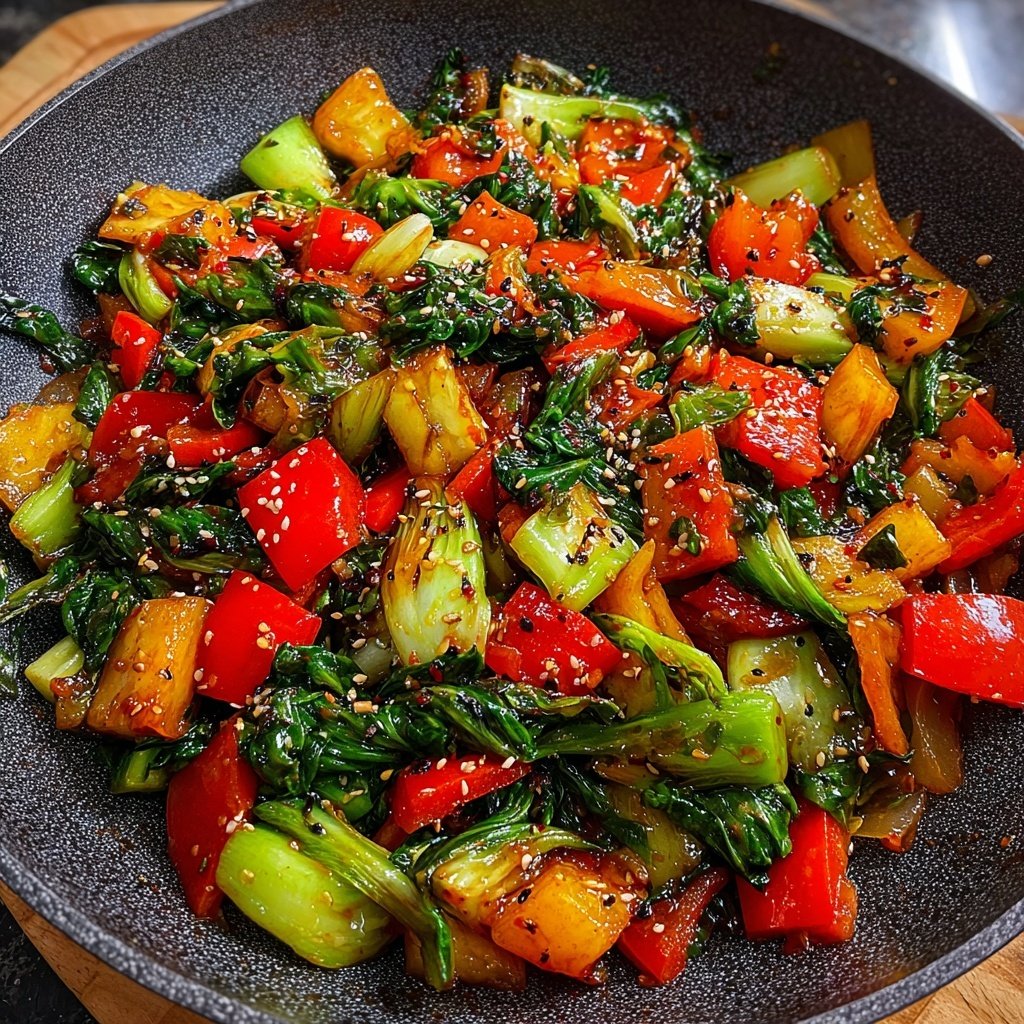 Bok Choy Stir Fry Gemüse