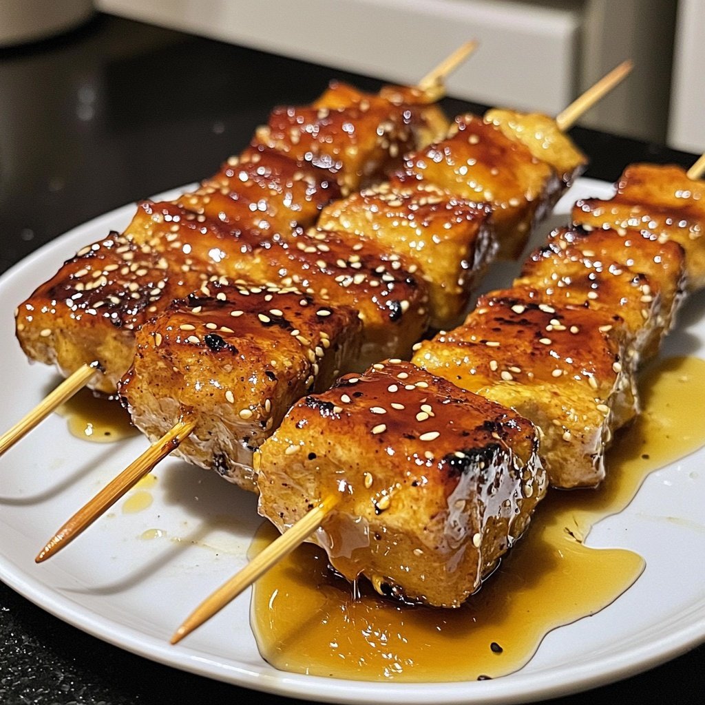 Rosenkohl-Spieße mit Ahornsirup