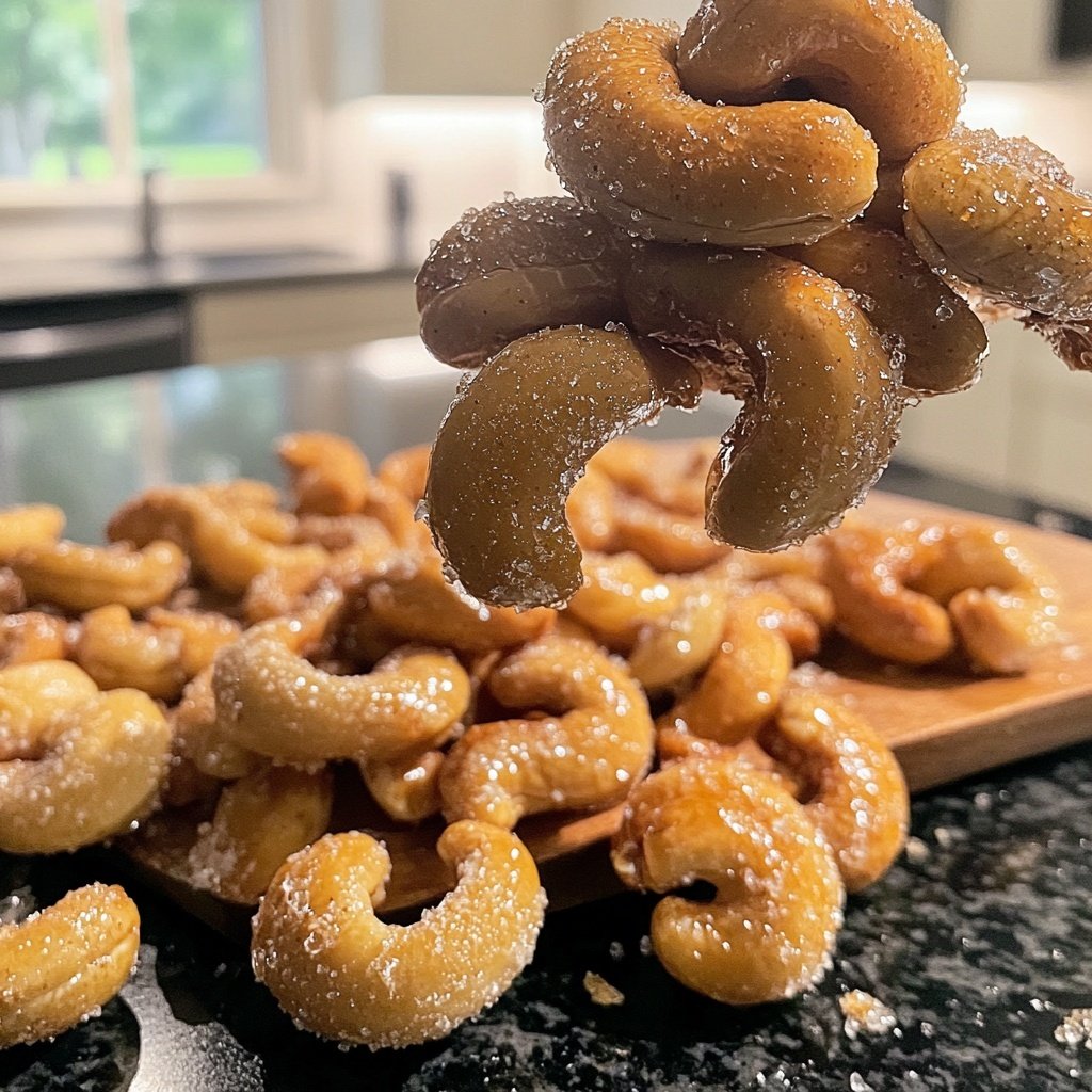 Gebrannte Cashews einfach selber machen