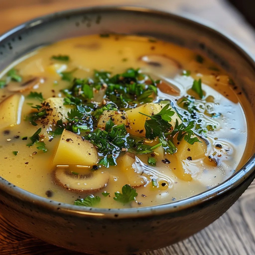 Kartoffel-Pilzsuppe