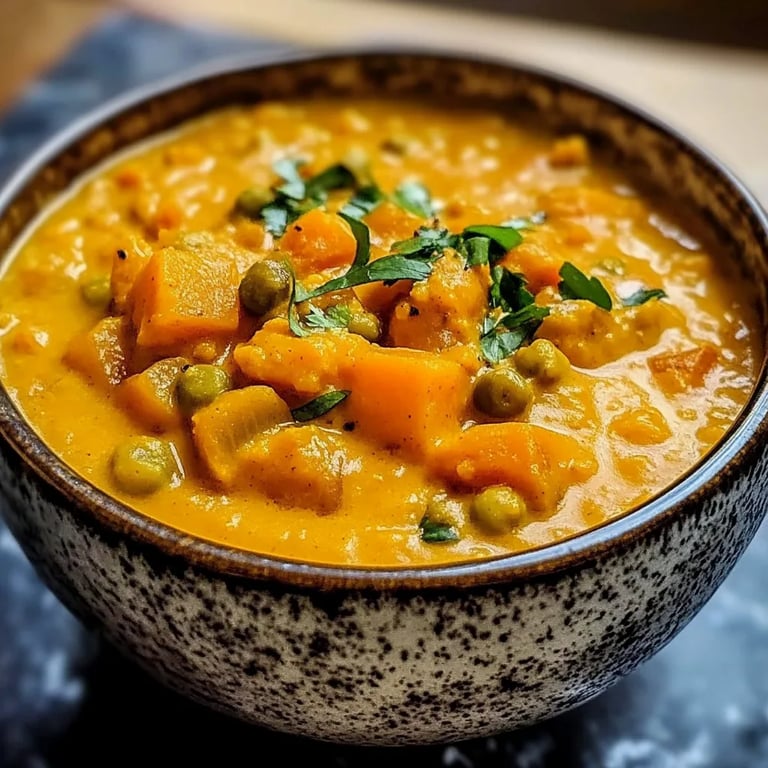 Kürbis-Curry mit Kokosmilch