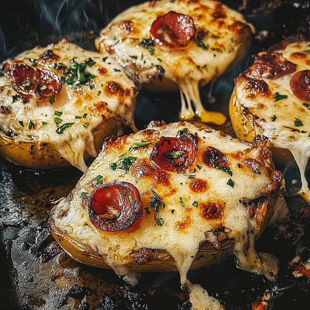 Gefüllte Kartoffeln Nach Flammkuchen-Art