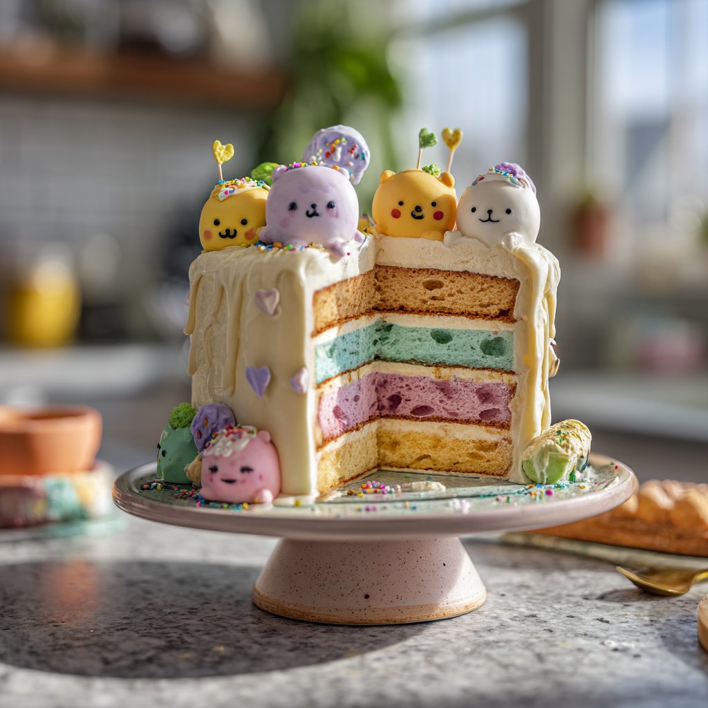Tall Jellycat Birthday Cake