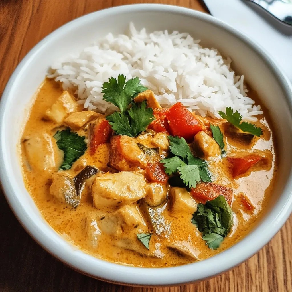 Kürbis Curry mit Kokosmilch