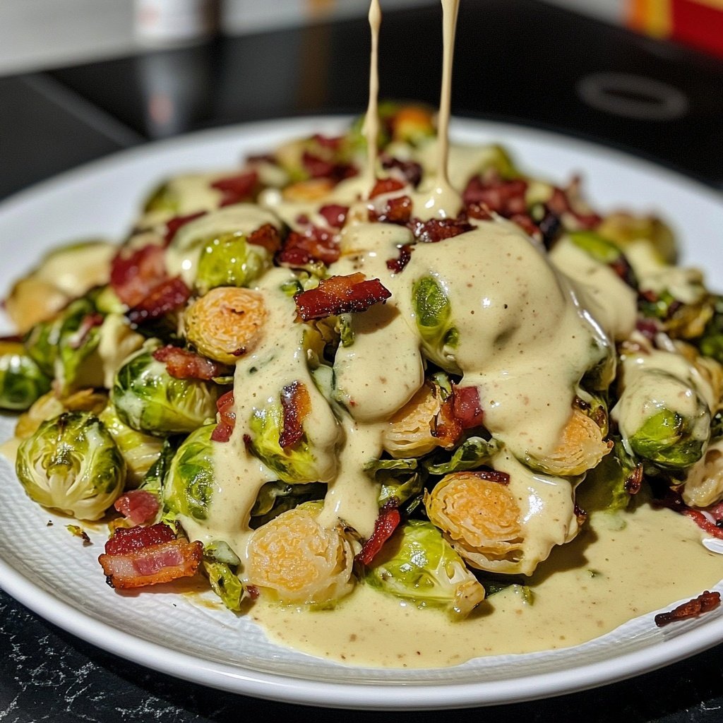 Rahm Rosenkohl Mit Speck Und Cremiger Sosse