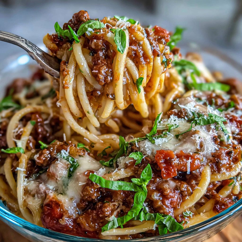 Italienische Hamburger-Pasta