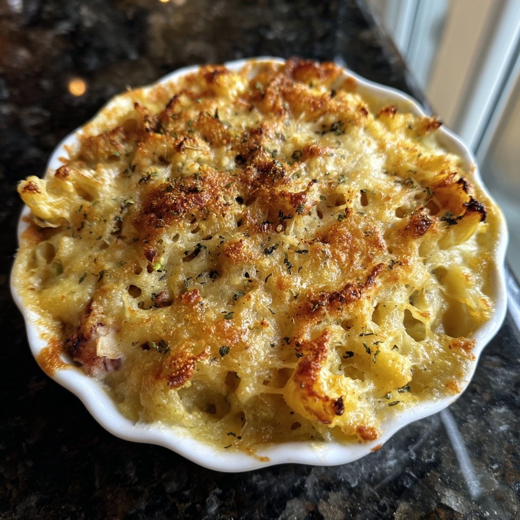Fischpastete Mac und Käse